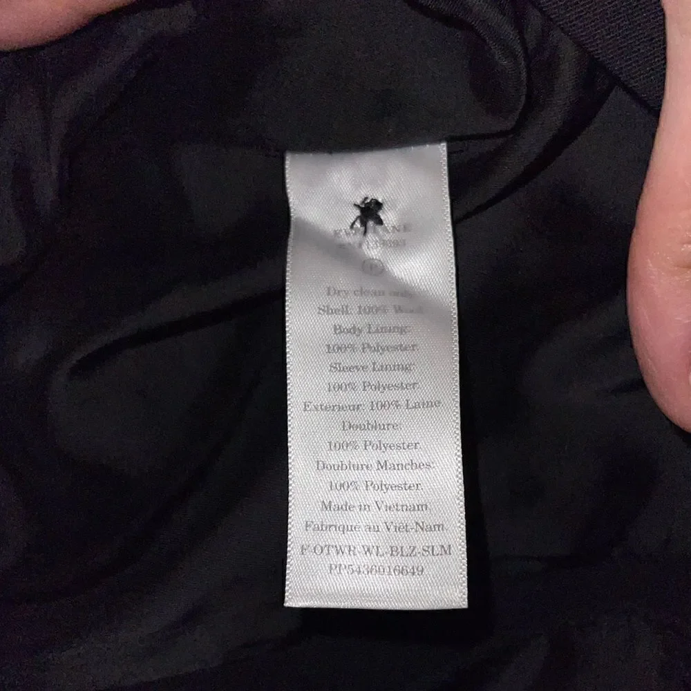 Everlane The Italian GoWeave Classic Blazer Size 00
